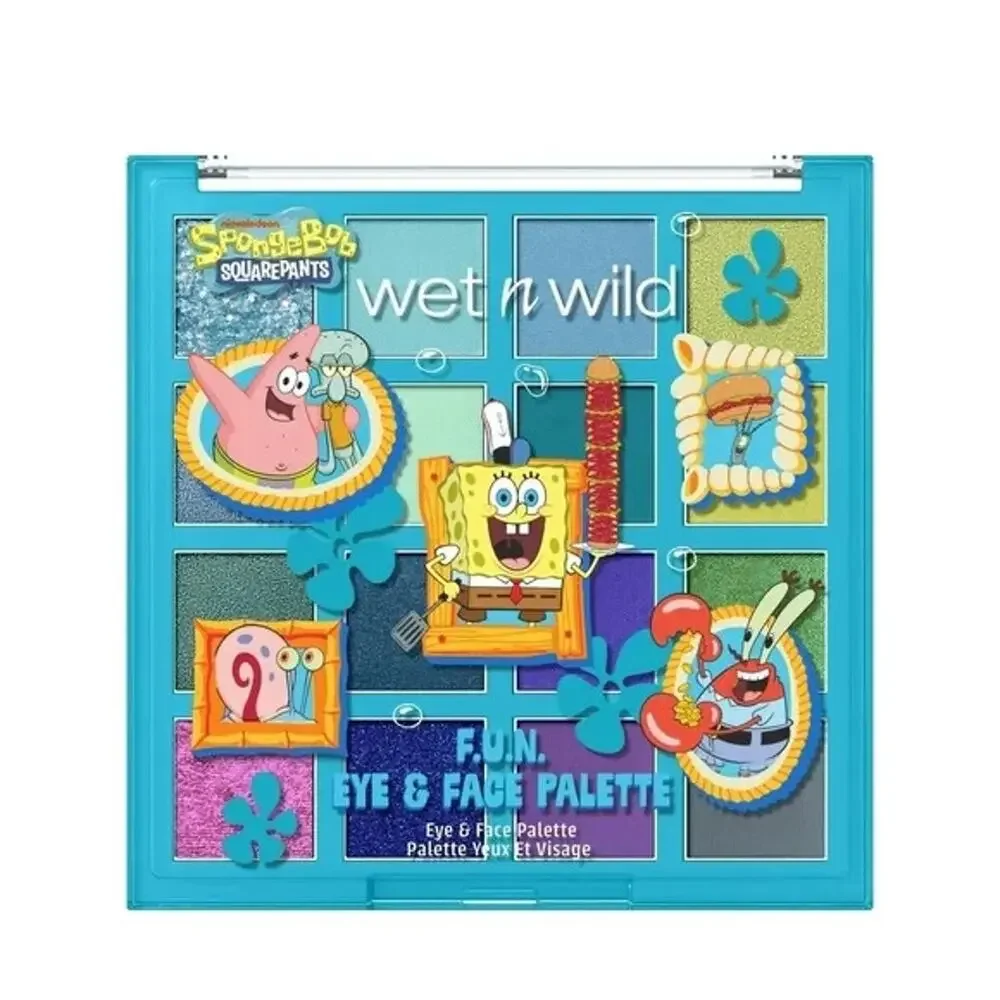 Set Of 6 SpongeBob Wet n Wild Makeup Blush Eye n Face Palette Different Makeup